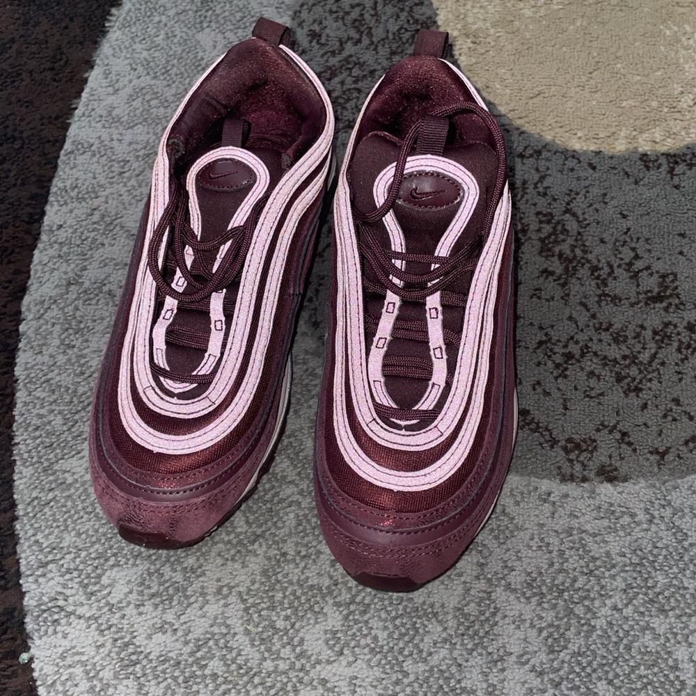 Nike kids Maroon and Light Pink Sneakers